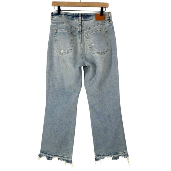 AG Adriano Goldschmied Kinsley High Rise Pop Crop Jeans  Button Fly Women’s 28 - Picture 7 of 11